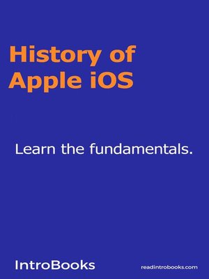 cover image of History of Apple iOS